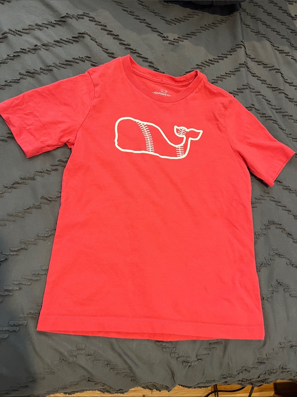 Vineyard Vines Red Short-Sleeve Whale Tee